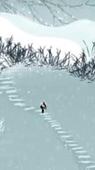 MG大雪节气空旷背景视频的预览图